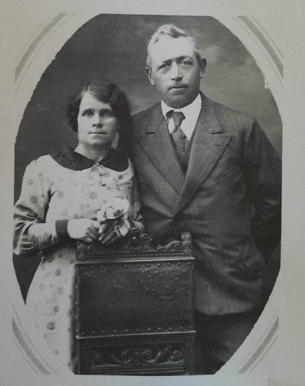 Historische portretfoto van Sophie en Jacques Klinkenberg